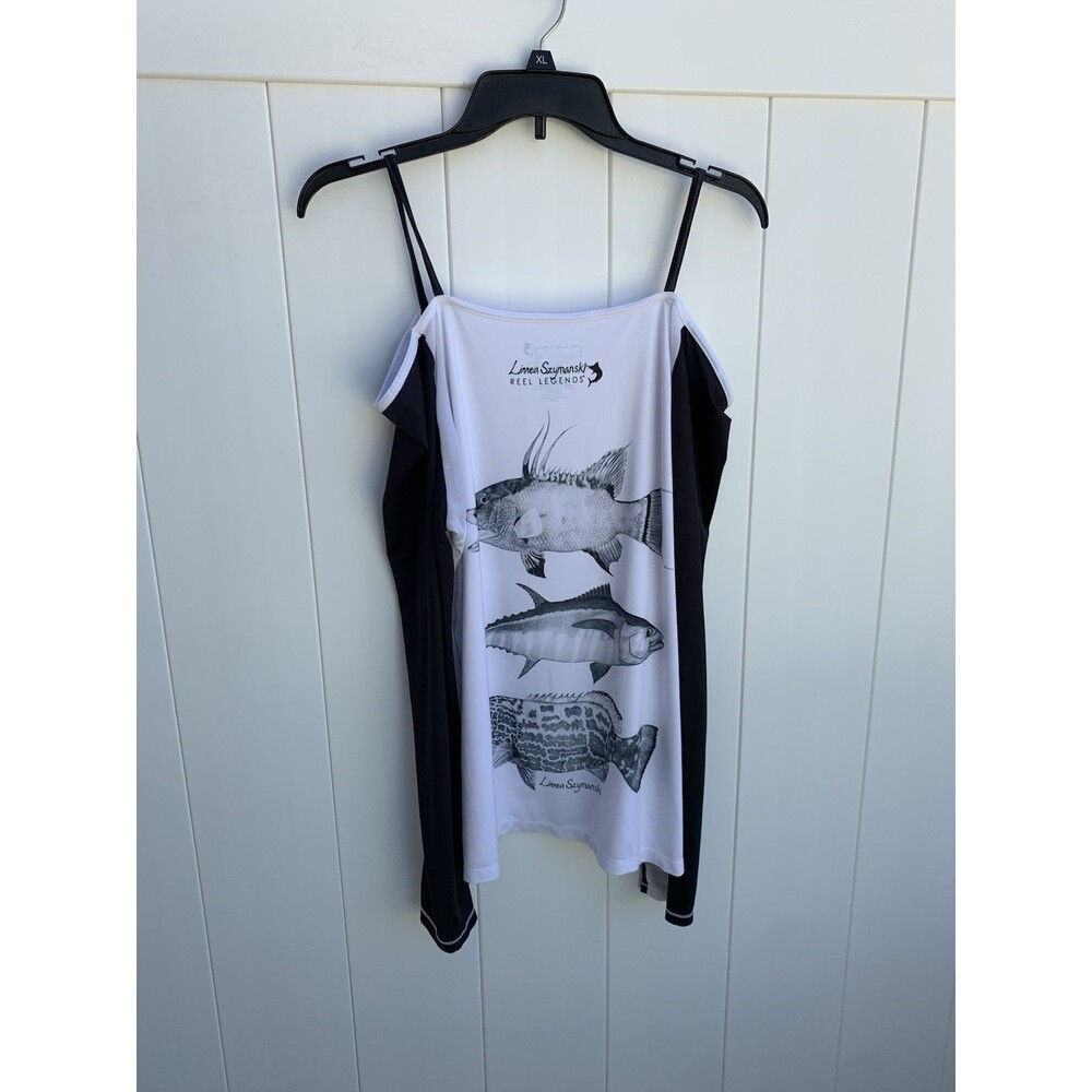 Reel Legends Linnea "Lea" Szymanski Long Sleeve Cold Shoulder Keep It Cool Large